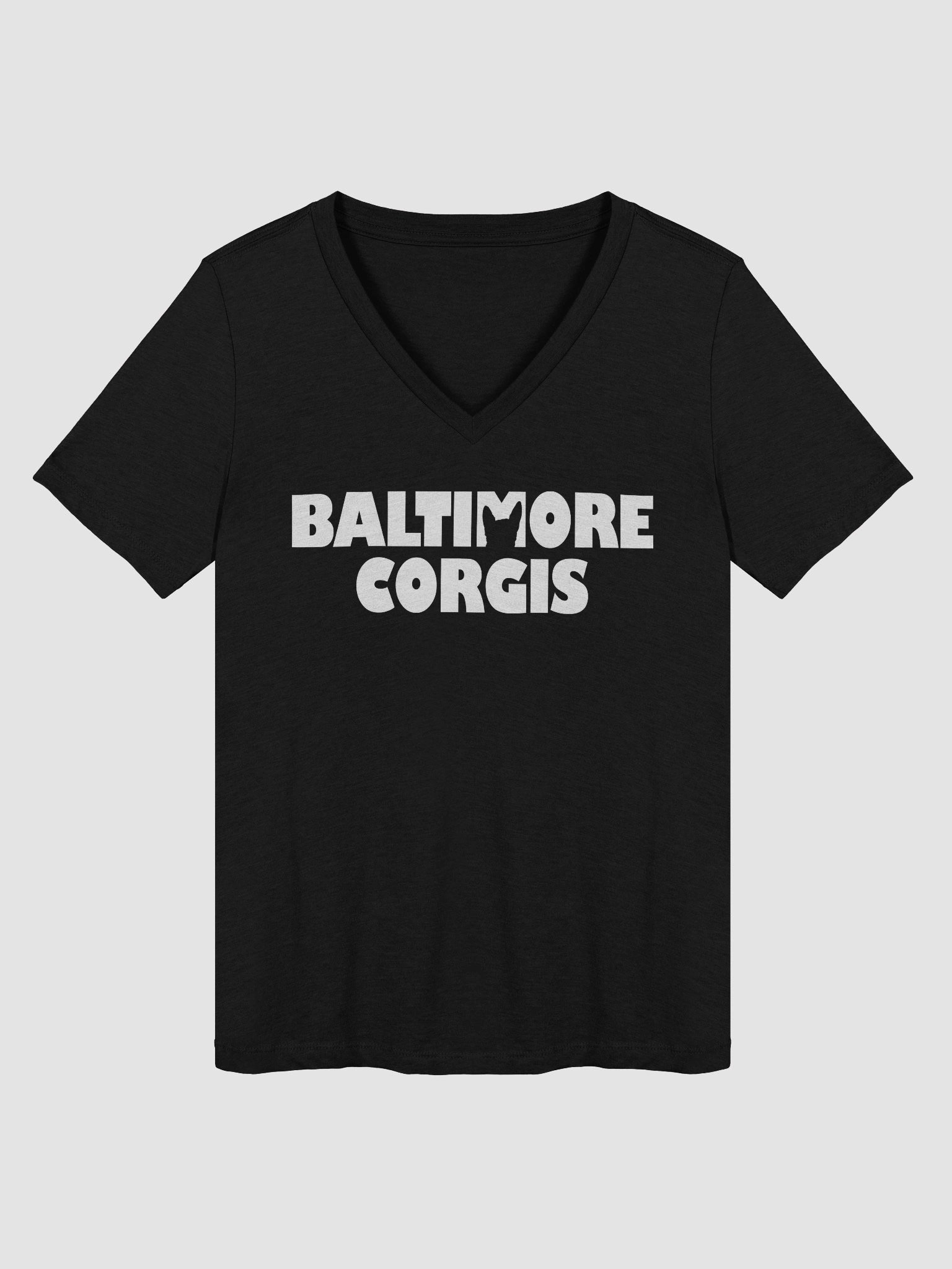 Baltimore Corgis (White) V-Neck product image (3)