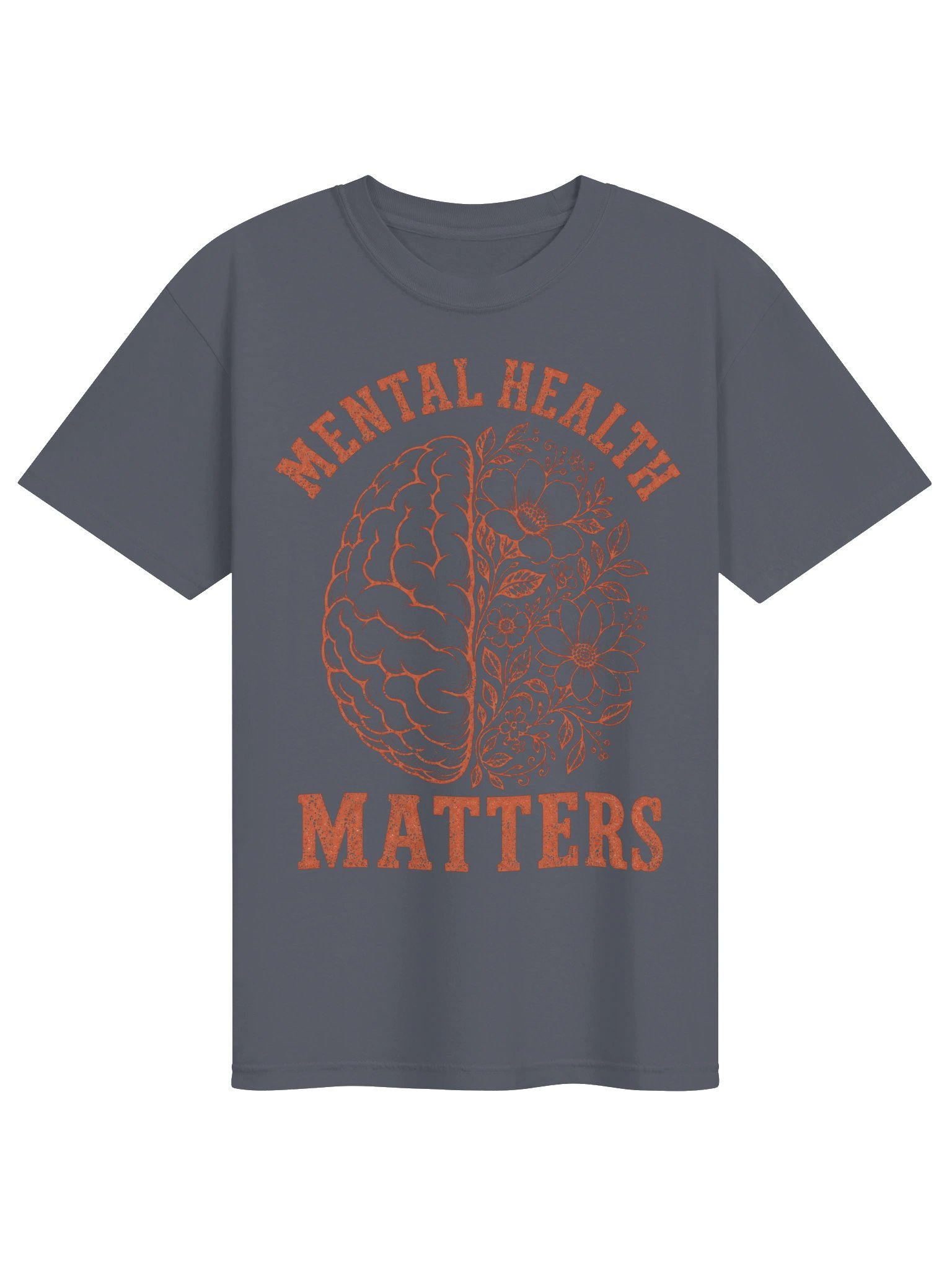 Mental Health Matters Floral Brain Tee product image (6)
