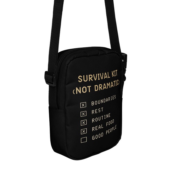 Survival Kit Crossbody Bag | Chronic Illness Spoonie Essentials Bag product image (2)