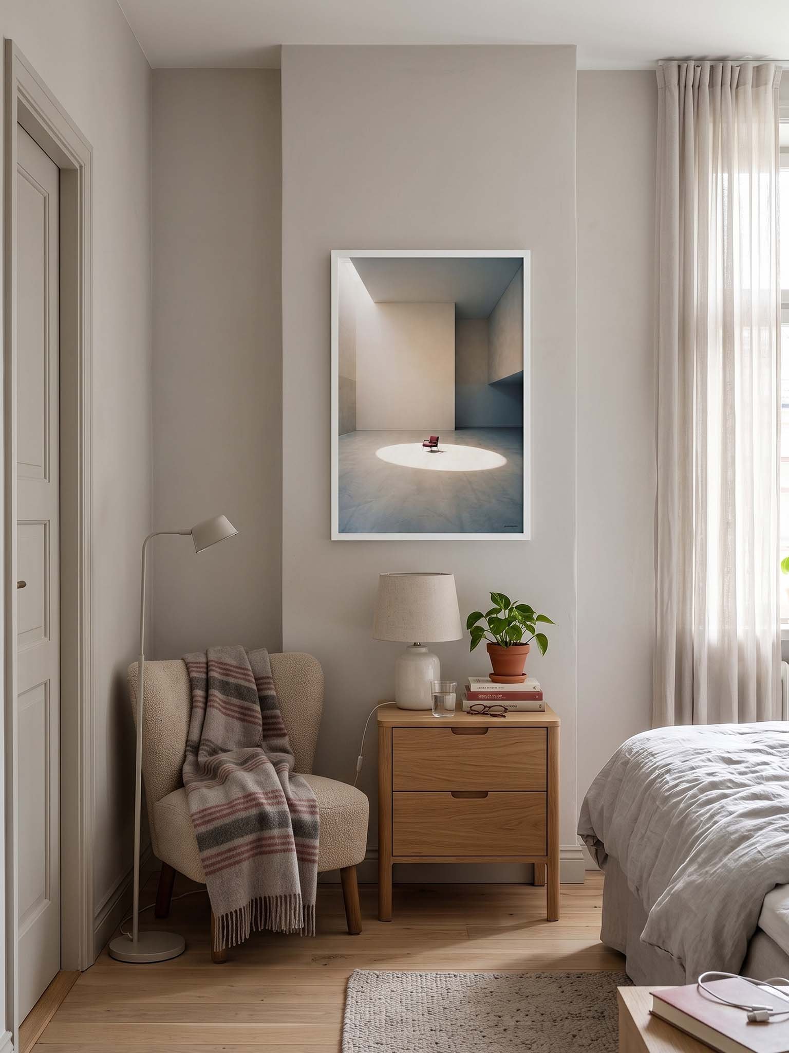 The Pool of Light - Minimalist Architectural Wall Art product image (37)