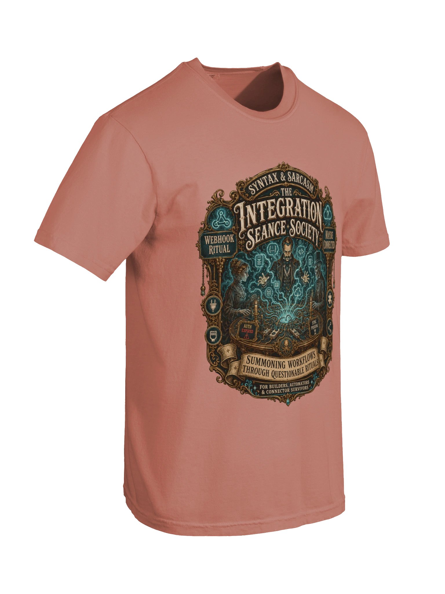 Syntax & Sarcasm Integration Séance Society Heavyweight Premium T-Shirt product image (91)