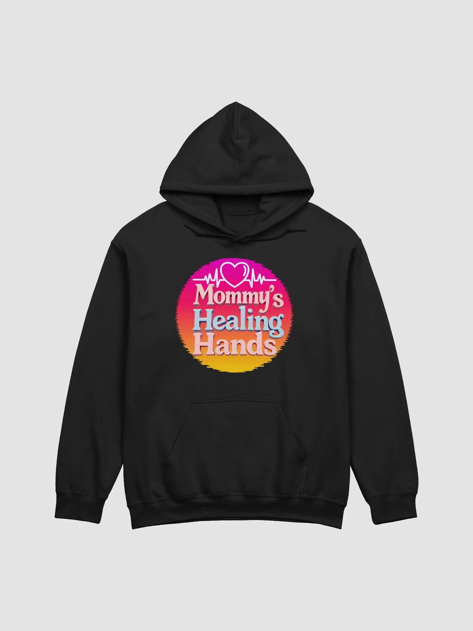 Mommy's Healing Hands EKG Heart Hoodie product image (7)
