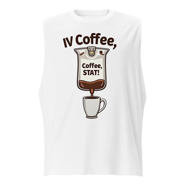 IV Coffee Muscle Tank product image (1)