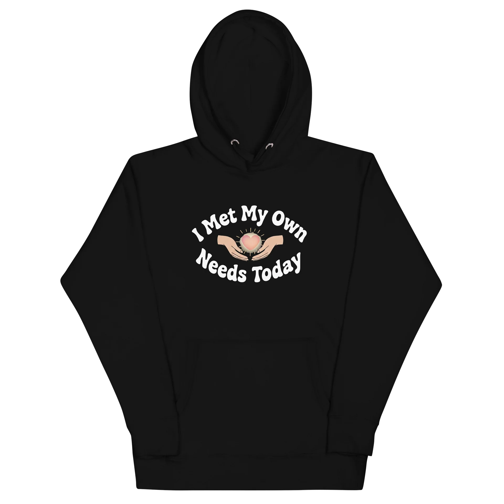 “I Met My Own Needs Today” Black T-Shirt product image (2)