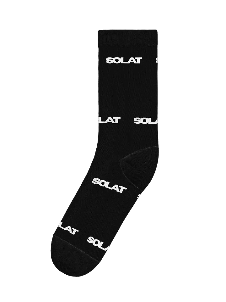 Stacked Logo Socks (black) product image (1)