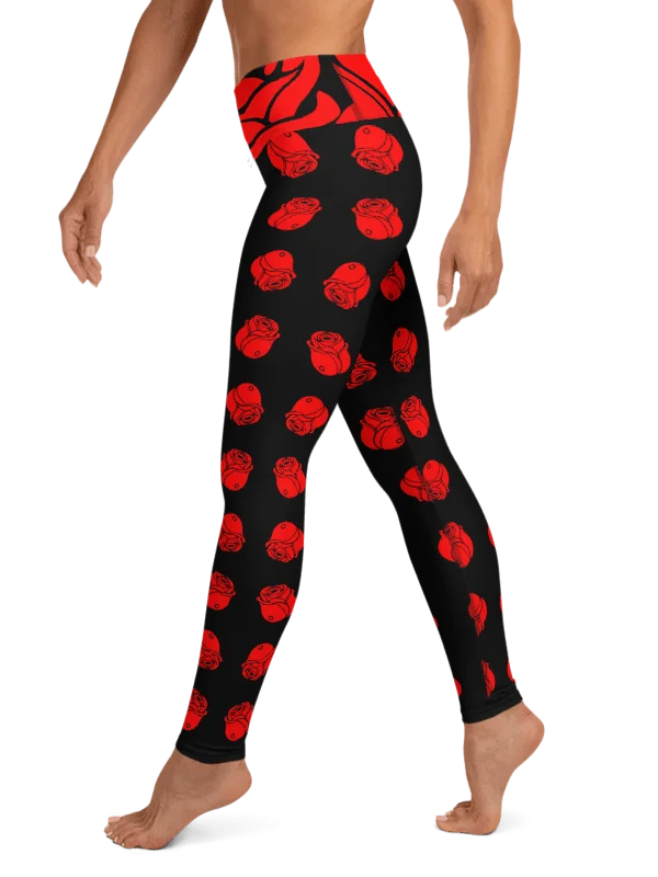 Rose Yoga Leggings product image (1)