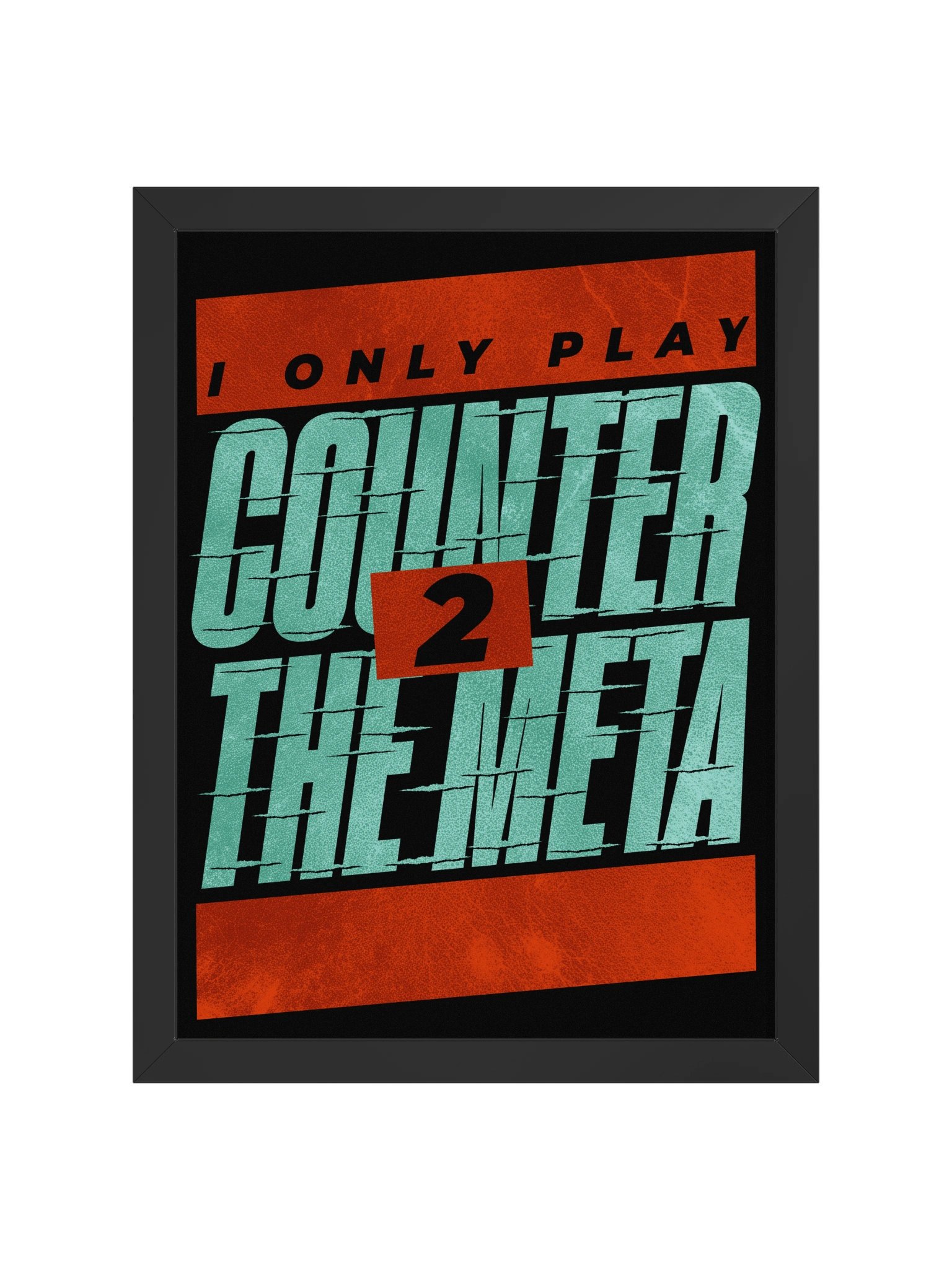 Rebel Counter to the Meta Board Game Room Poster - FRAMED product image (2)