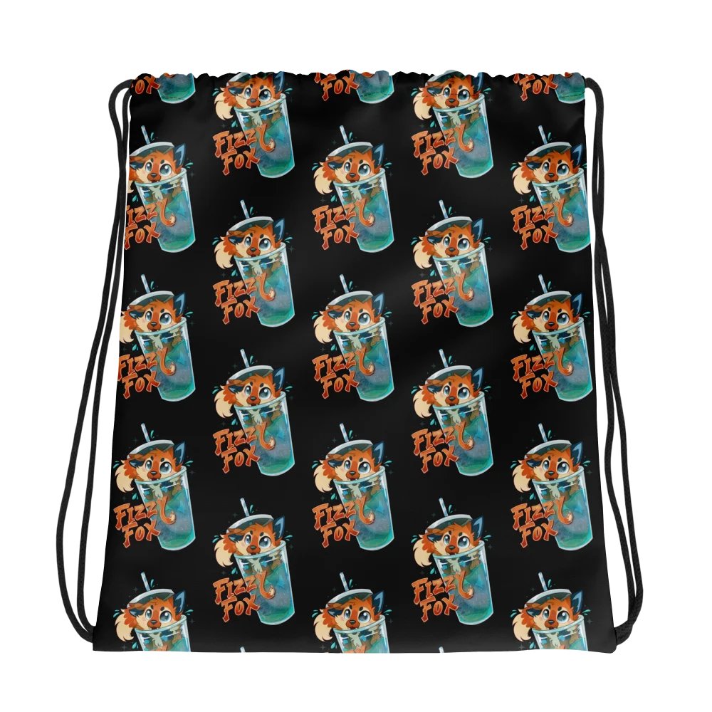 Fizzy Fox All-Over Print Drawstring Bag product image (1)
