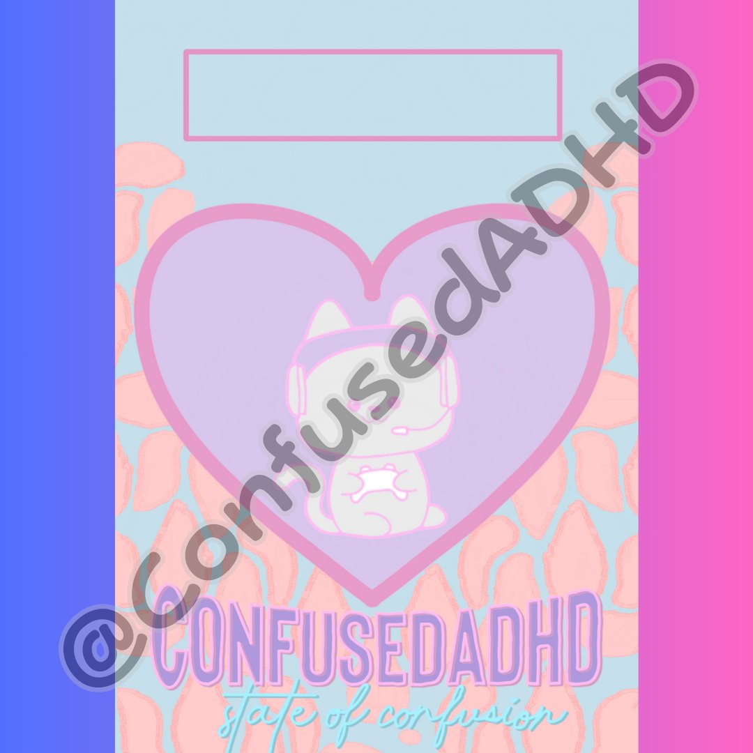 Heart CADHD Digital Planner Covers product image (3)