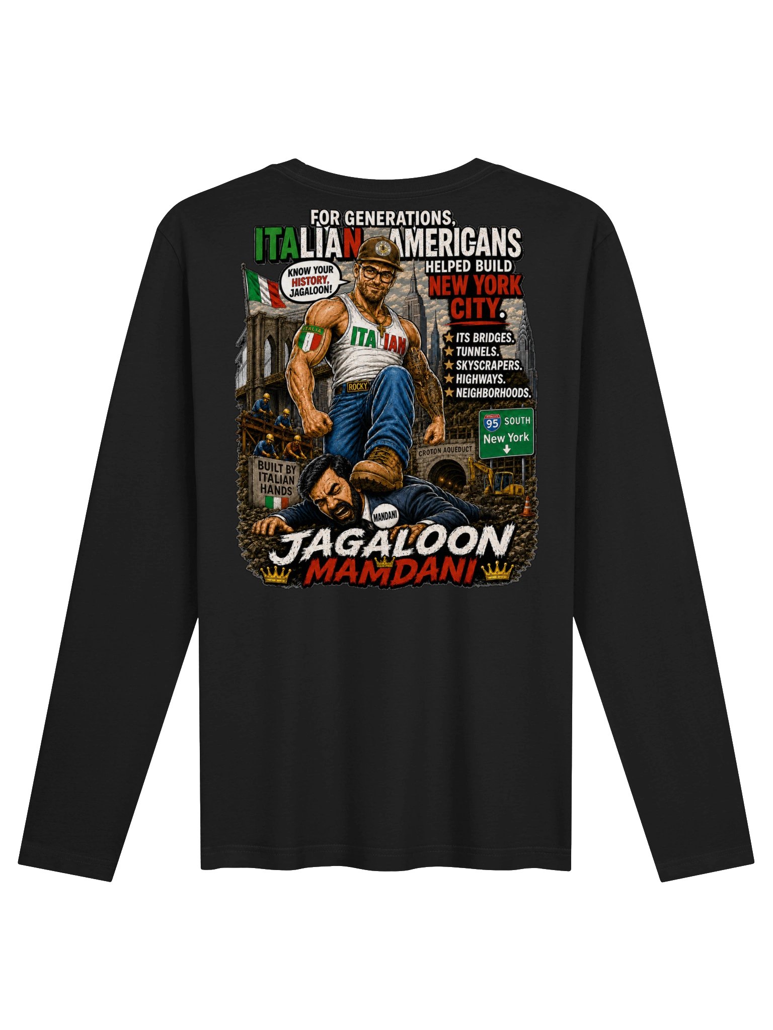 Italian Hands Built New York Premium Long Sleeve product image (6)