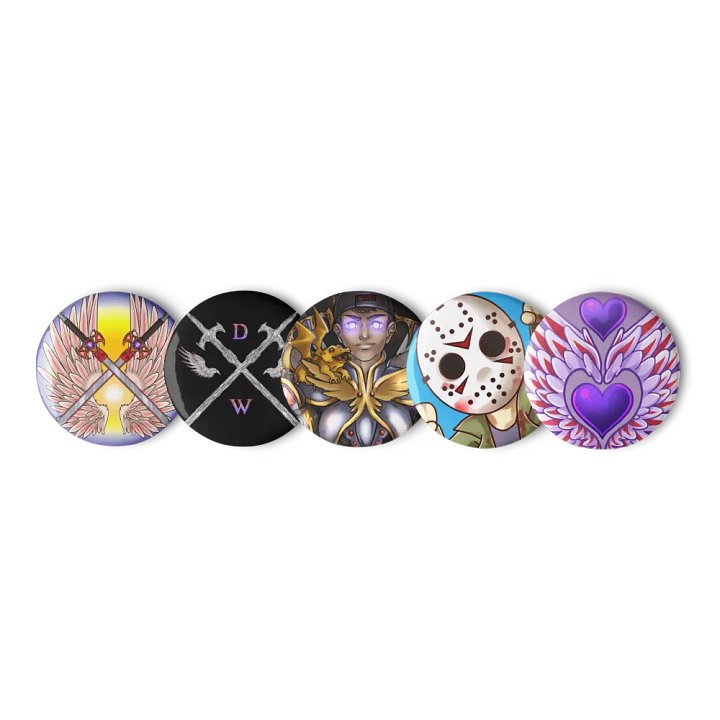 DreamWarrior Logo w/ Classics Button Set product image (2)