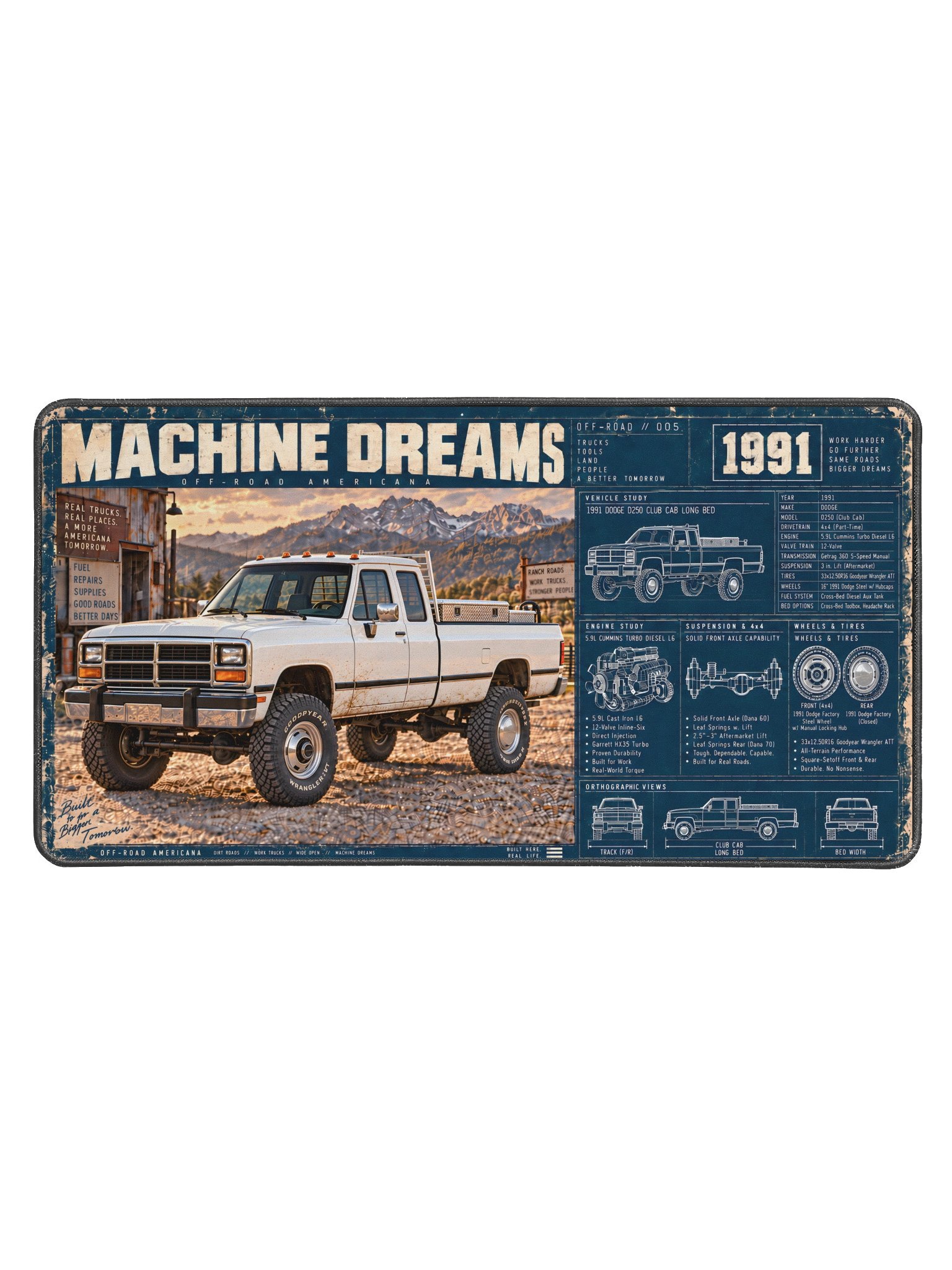 Machine Dreams // Off-Road Americana — 1991 D250 product image (1)