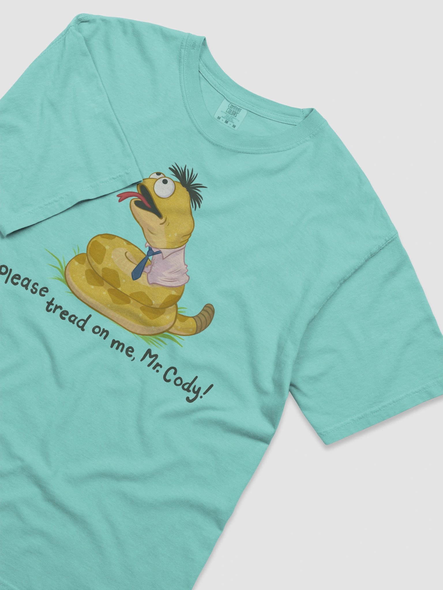Warmbo "Please Tread On Me, Mr. Cody" T-Shirt product image (32)