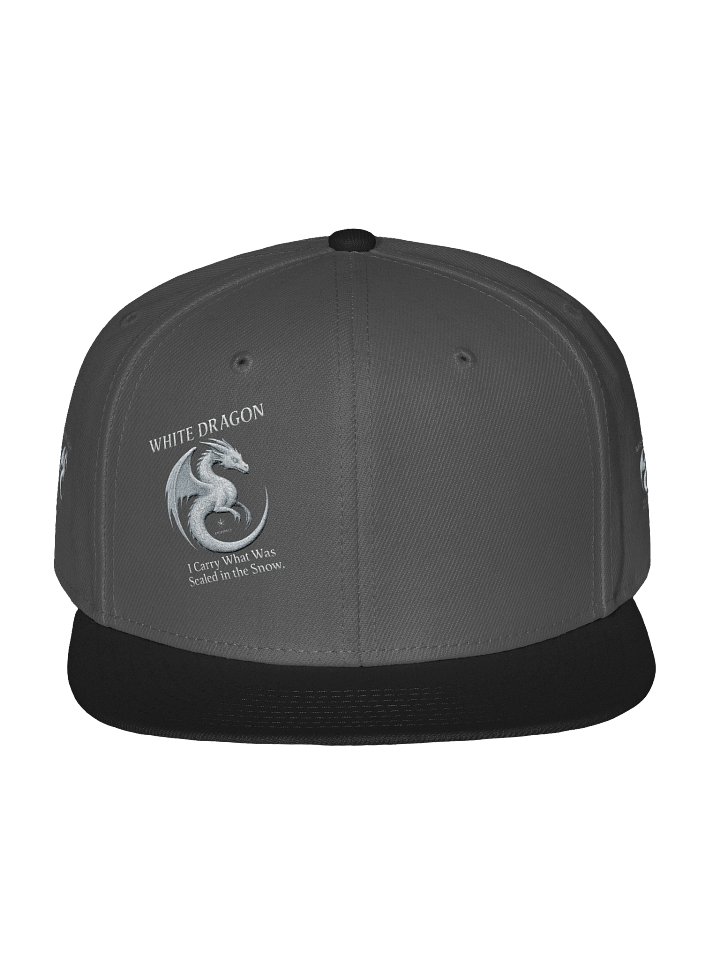 ❄️ White Dragon Snapback – Silent Flame. Sacred Code. ❄️ product image (41)