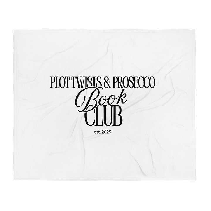 The Official Plot Twists & Prosecco Snuggle Throw product image (2)
