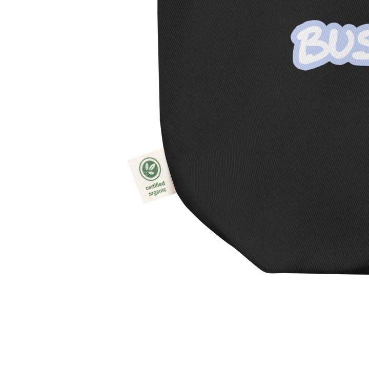 BUSY-BRAINED (lined design, #BDCAEF) tote bag product image (2)