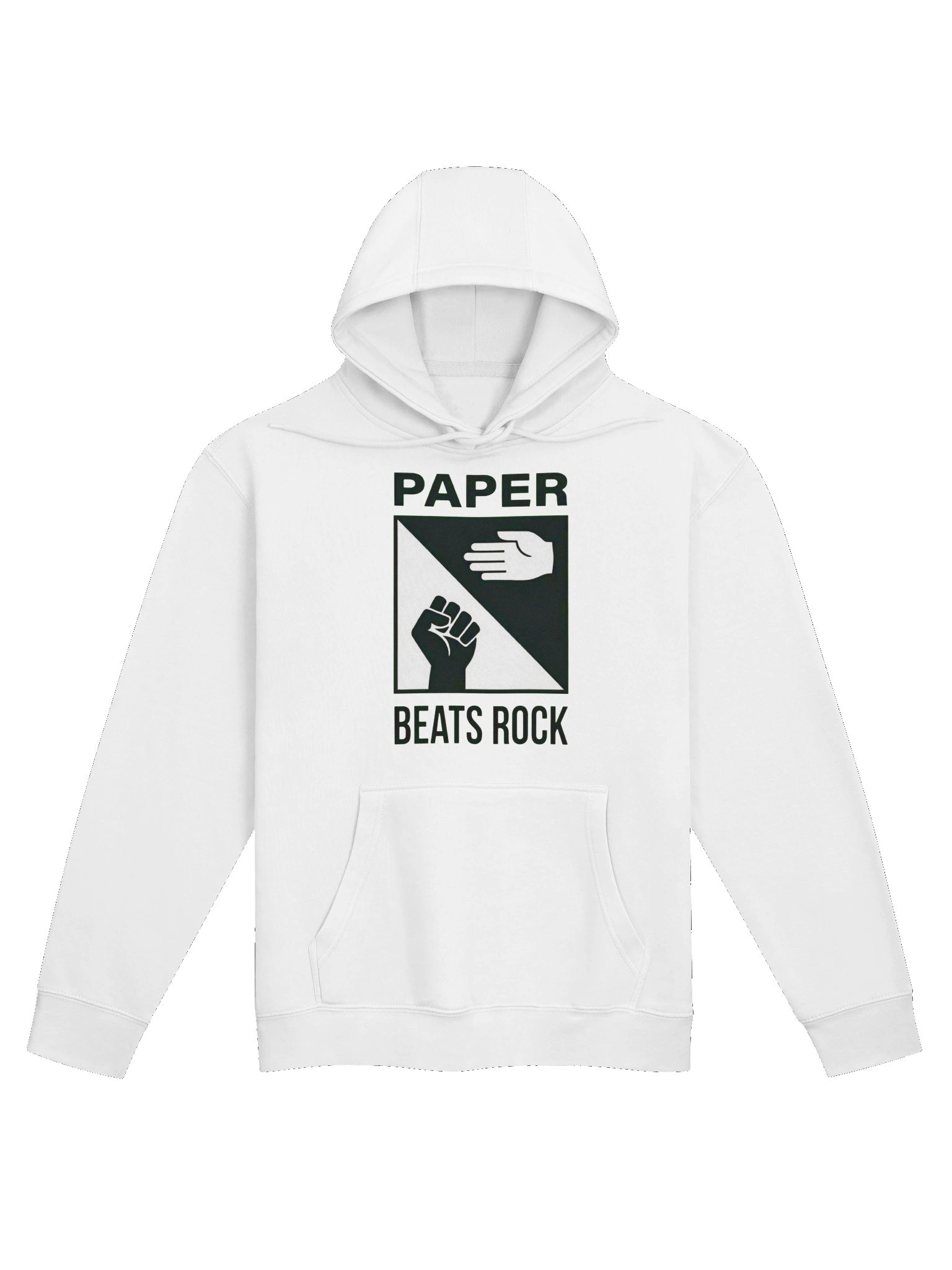 PAPER BEATS ROCK hoodie product image (1)