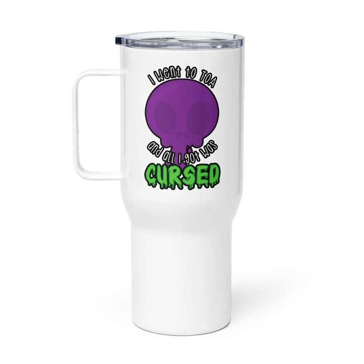 All I Got Was Cursed - Demon Hunter - Travel Mug w/Handle product image (1)