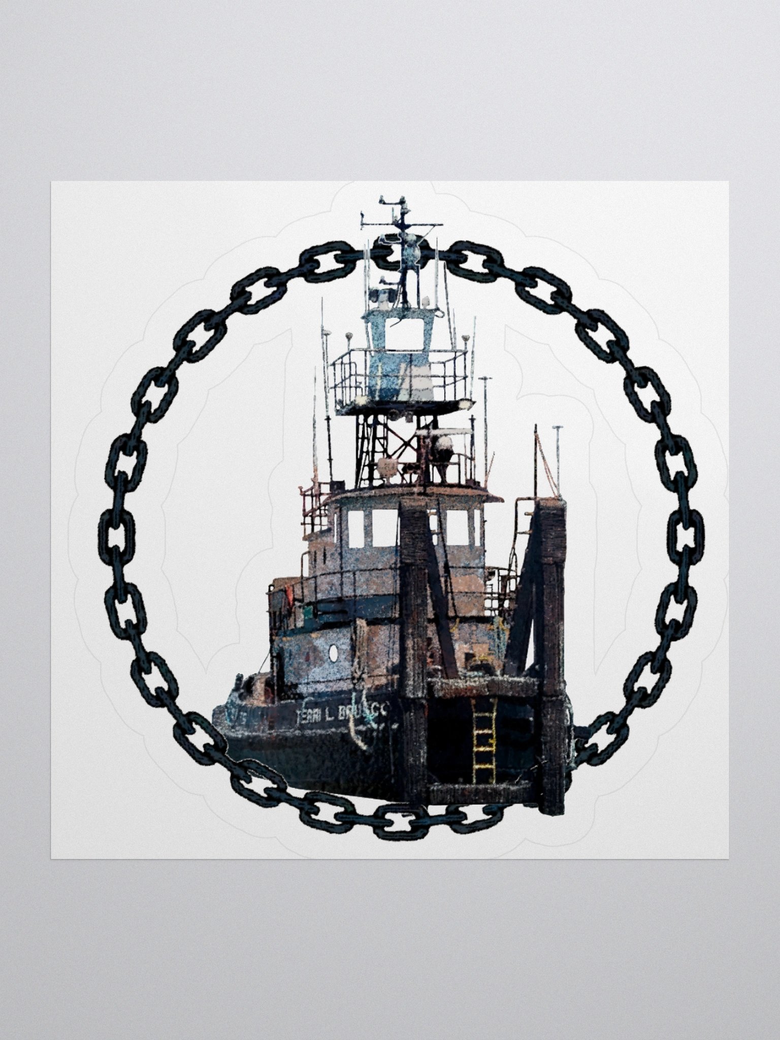 Endless Chain - Terri L. Brusco Kiss Cut Stickers product image (1)