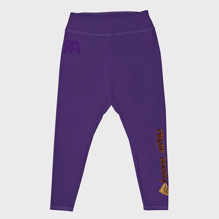 Dark Purple All-Over Print Plus Size Leggings product image (1)