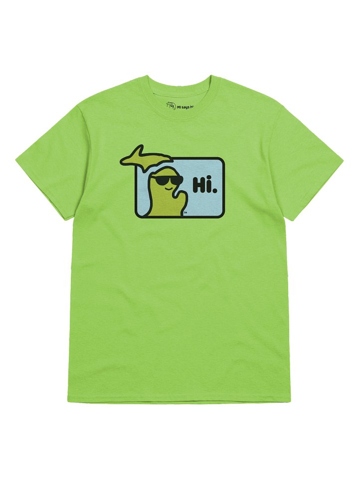 MI Says Hi™ Michigan Heavyweight Cotton Tee product image (1)