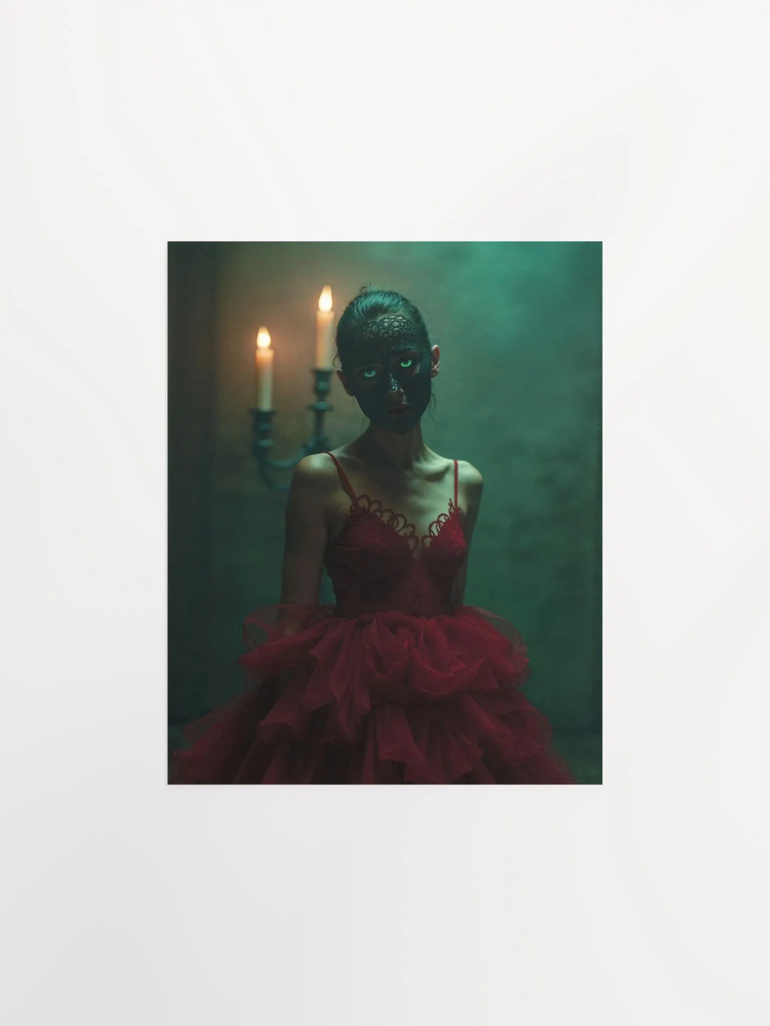 Masked Beauty Enhanced Matte Poster product image (2)