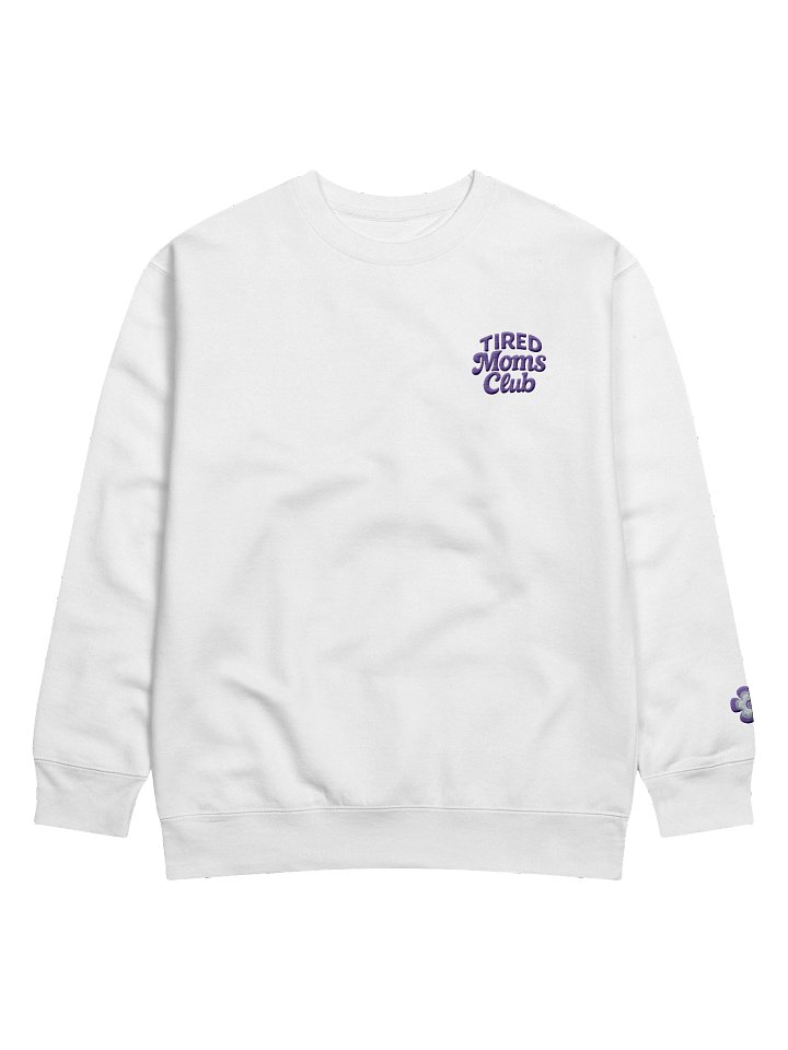 Tired Moms Club Embroidered Sweatshirt product image (2)