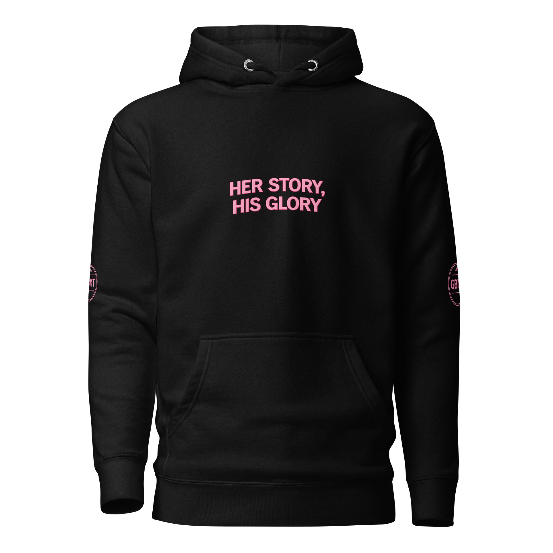 HER STORY, HIS GLORY Hoodie – Faith Statement | Women’s Inspirational Streetwear | GBMT Collection product image (1)
