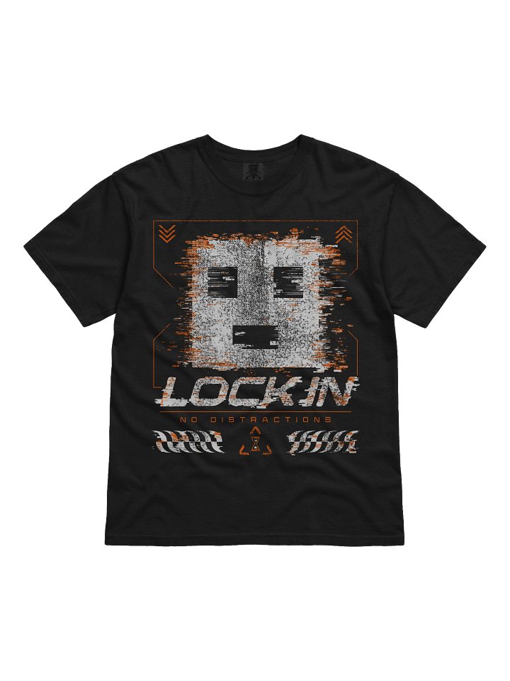 "LOCK IN" T-Shirt - Orange product image (1)