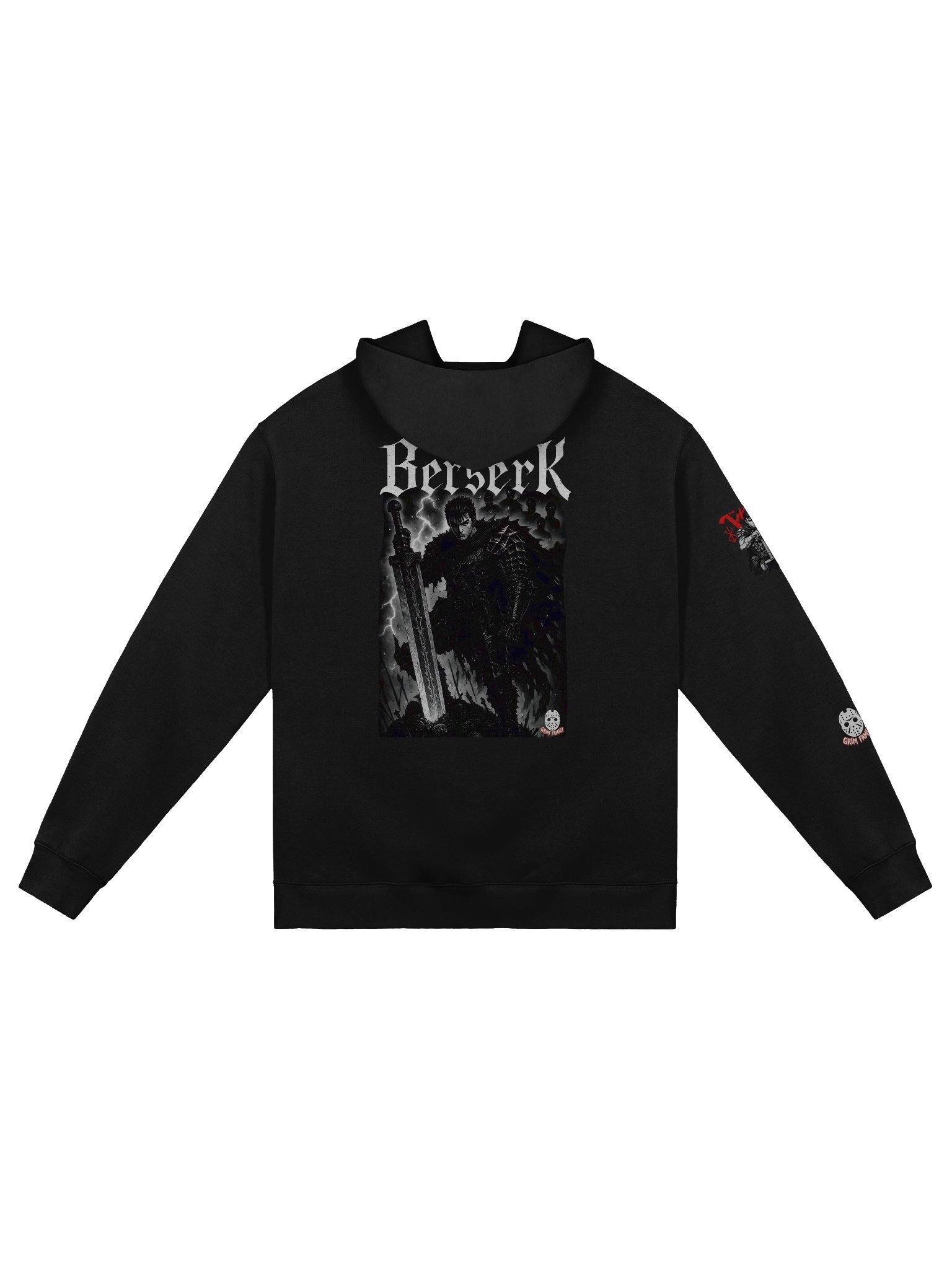 ANIME — GUTZ EDITION - HOODIE #1 -🔥 LIMITED-TIME DROP - Black or White product image (5)
