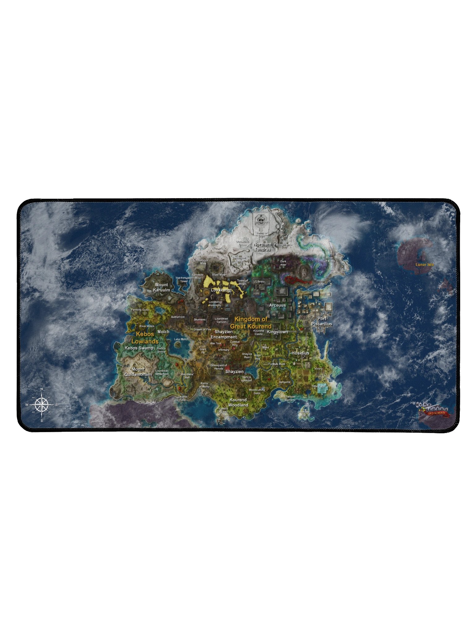 Detailed Kingdom of Kourend Desk Mat product image (1)