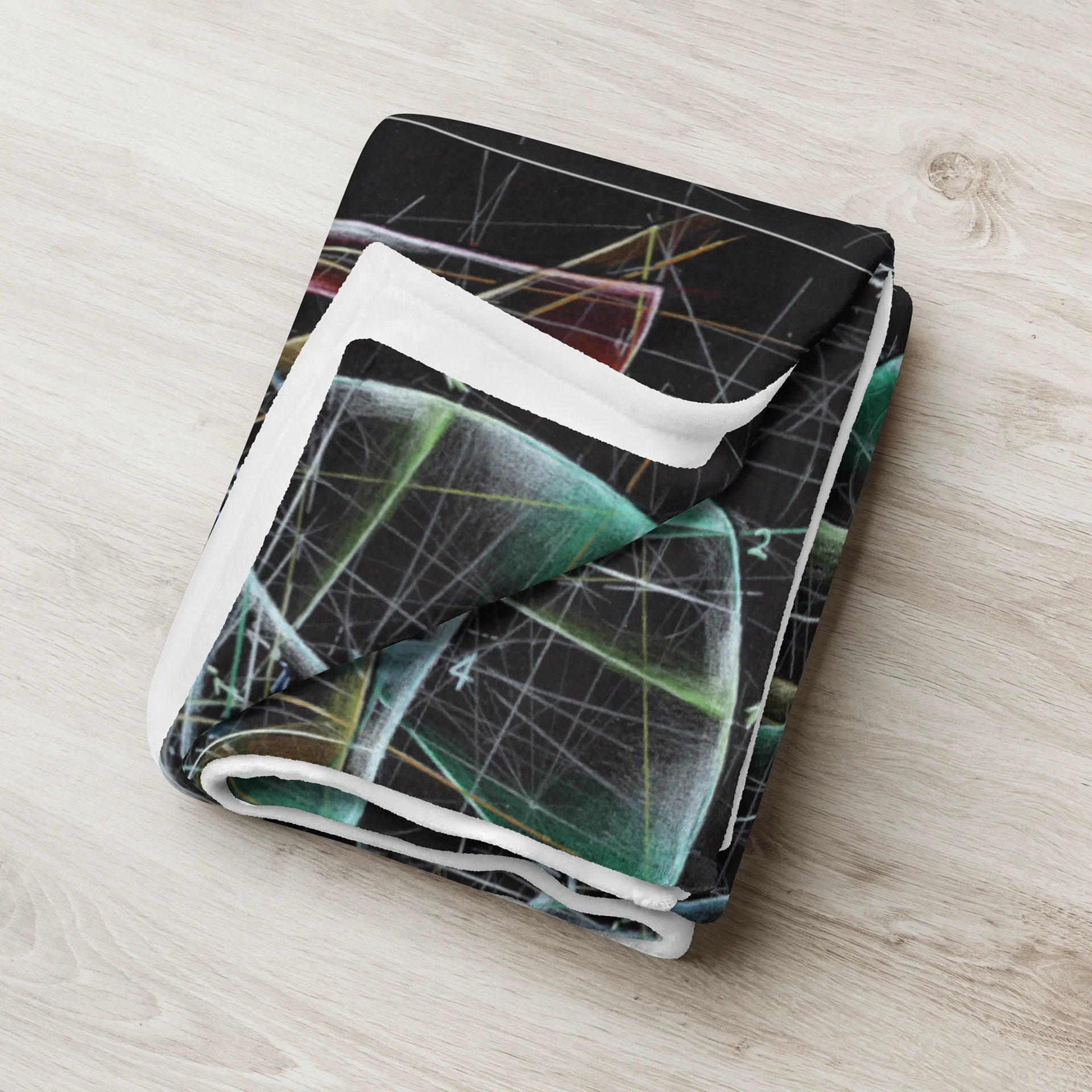 Gaussian Beam - Geometric Physics Art Blanket product image (5)