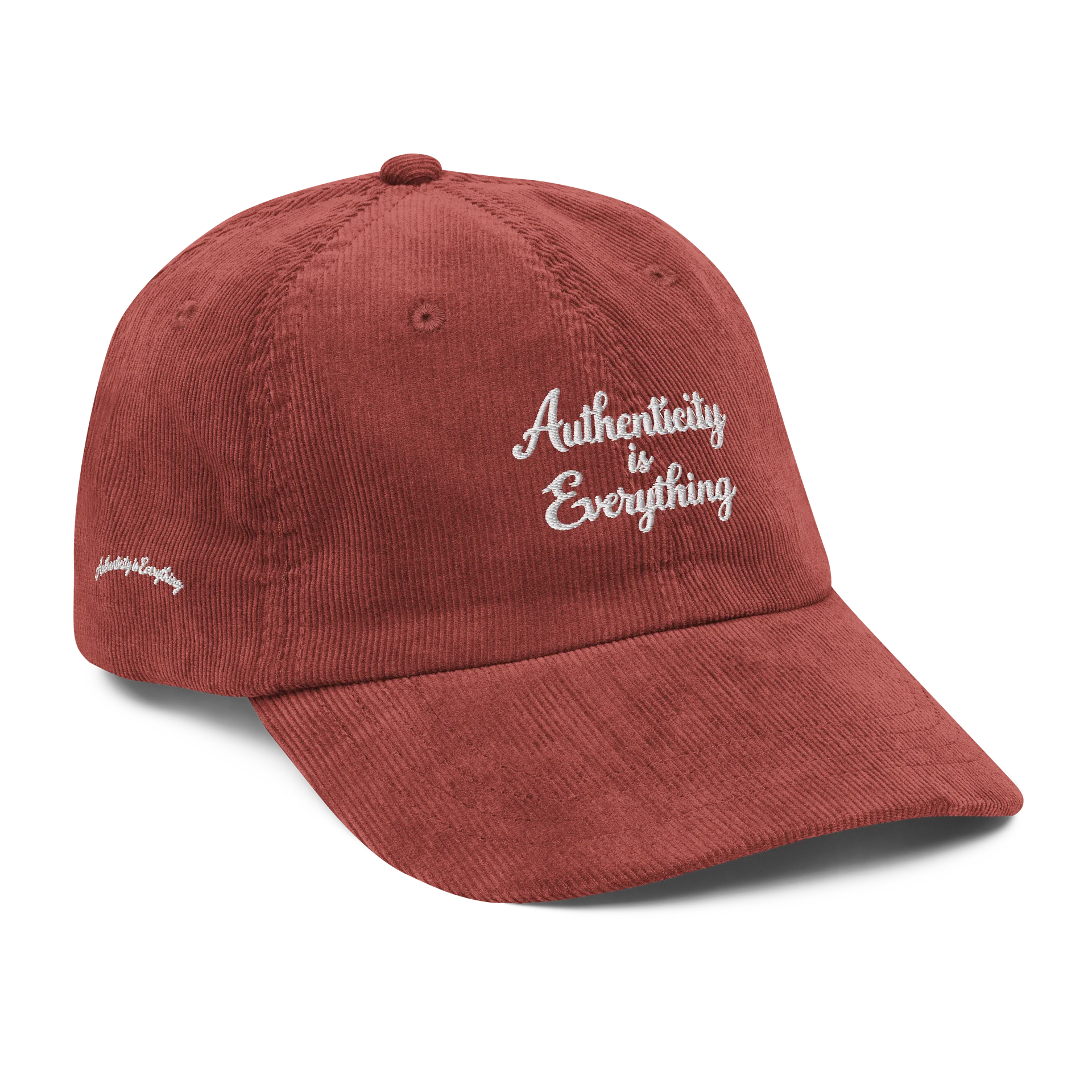 Authenticity Script Logo corduroy hat product image (4)