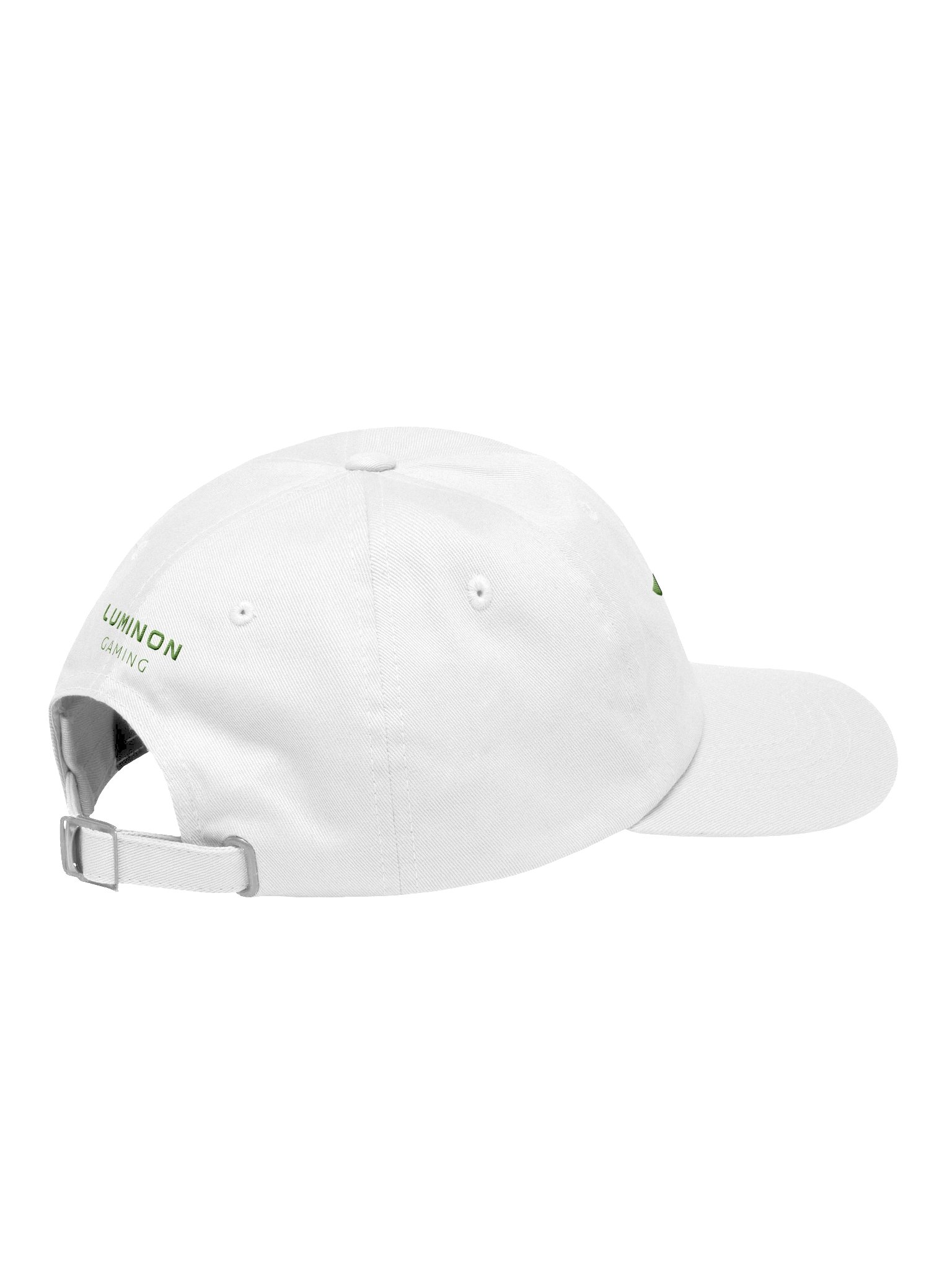 Luminon Embroidered Dad Hat - White/Green product image (4)