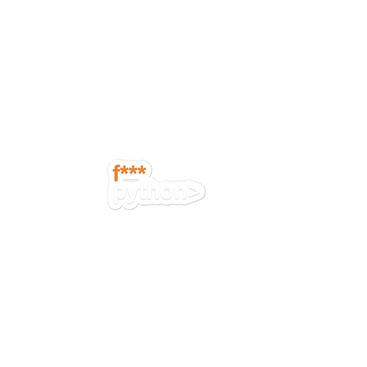 F-Python Sticker product image (2)