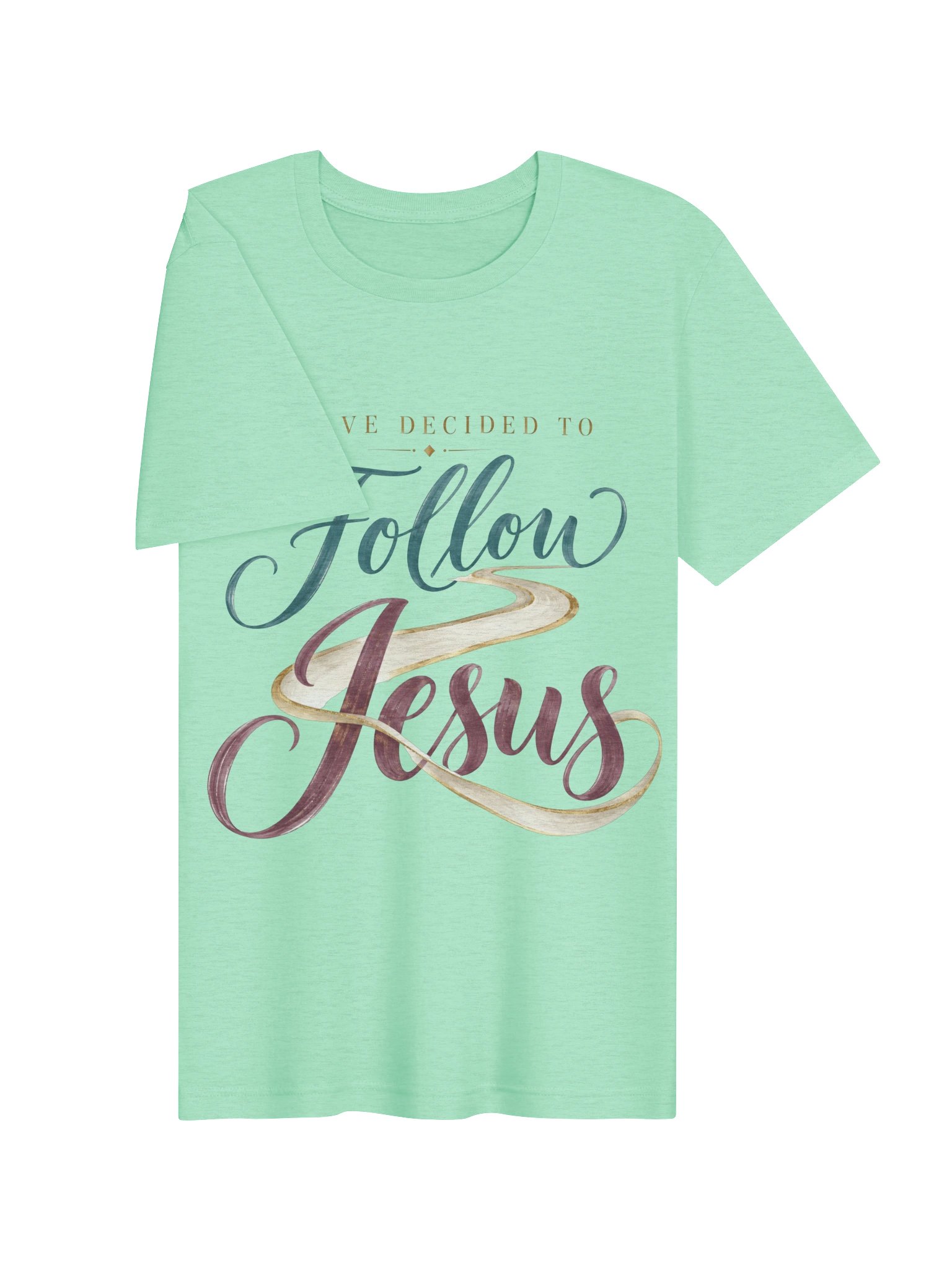 I Have Decided to Follow Jesus Christian T-Shirt - Faith-Based Graphic Tee product image (5)