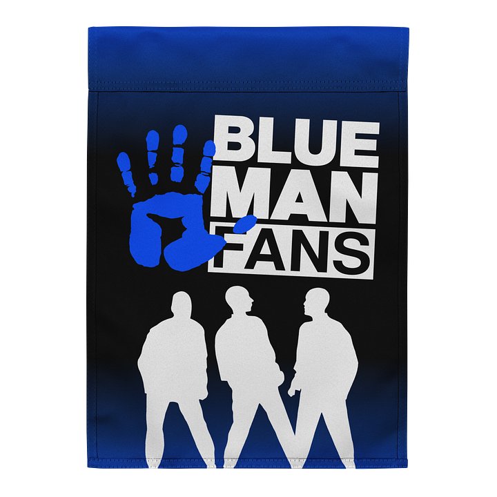 Blue Man Fans Yard Flag product image (2)