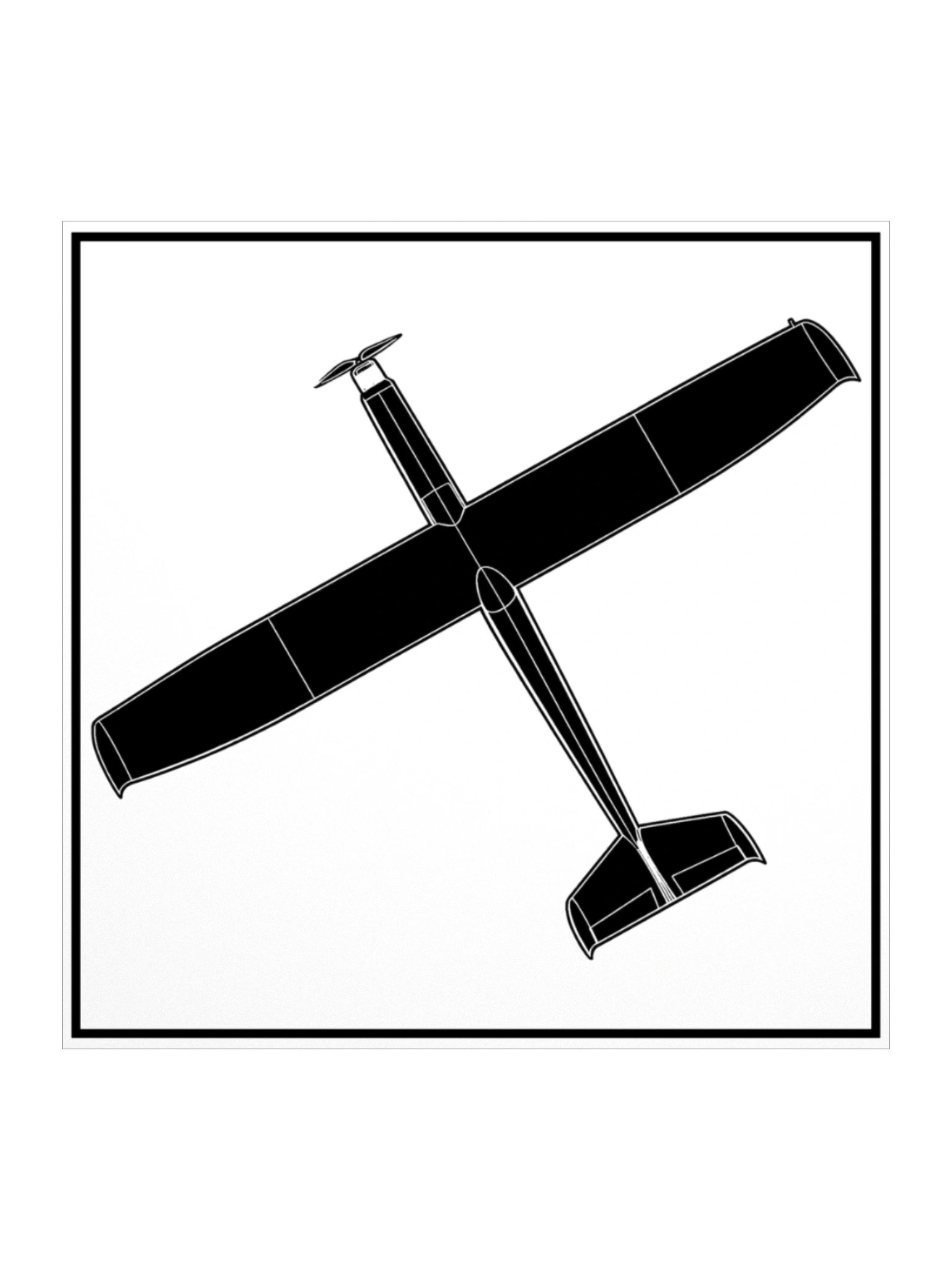 Plane View Sticker product image (1)