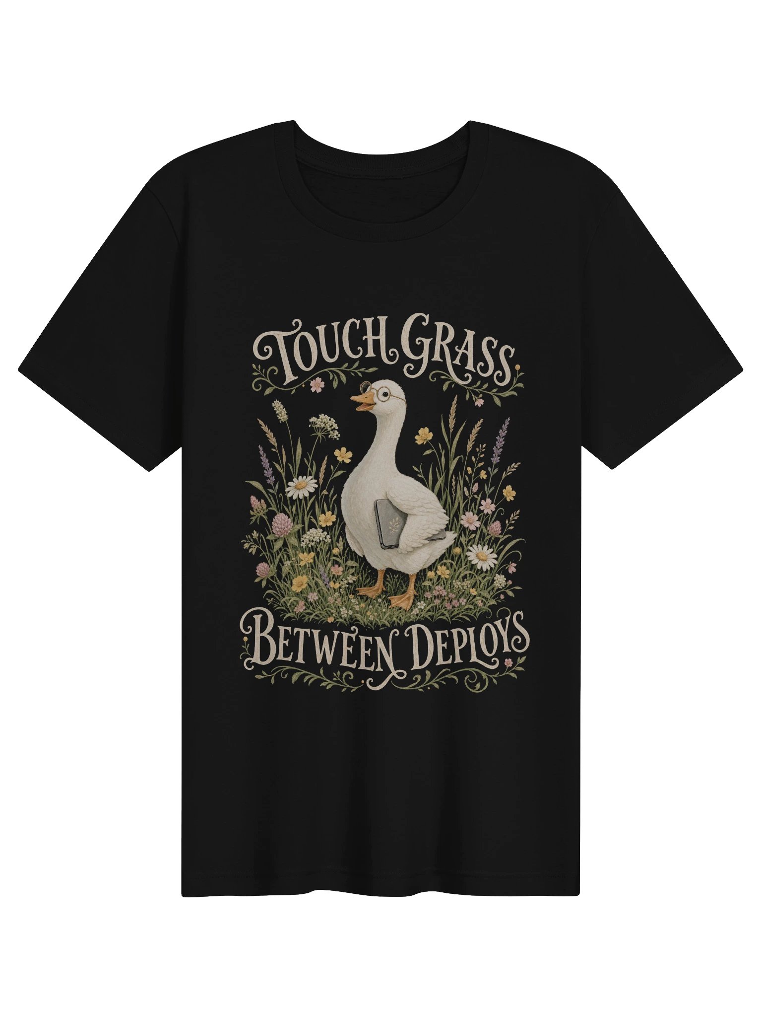 Touch Grass Between Deploys Tee product image (1)