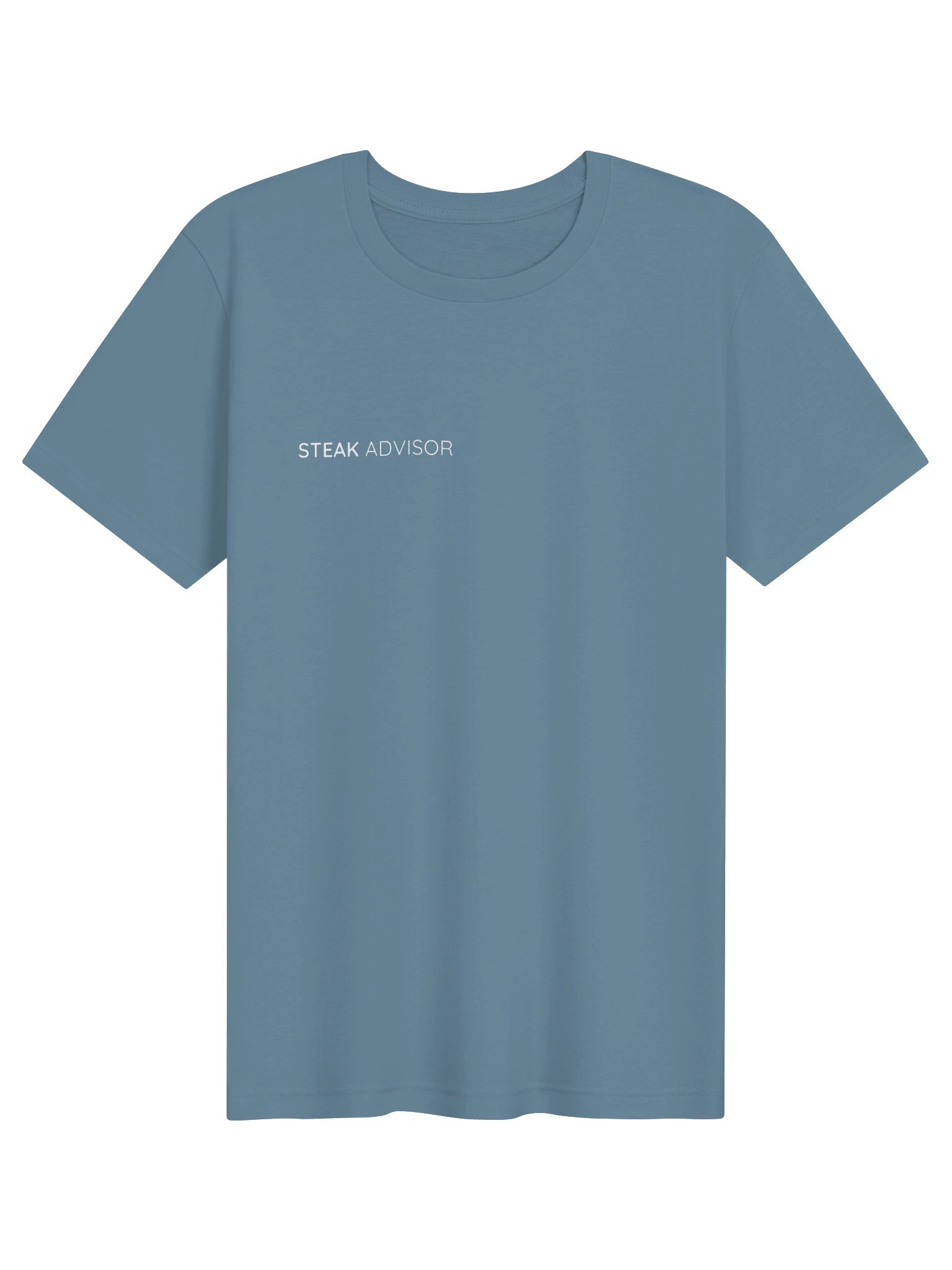 Black Minimal Steak Advisor Logo T-Shirt product image (61)