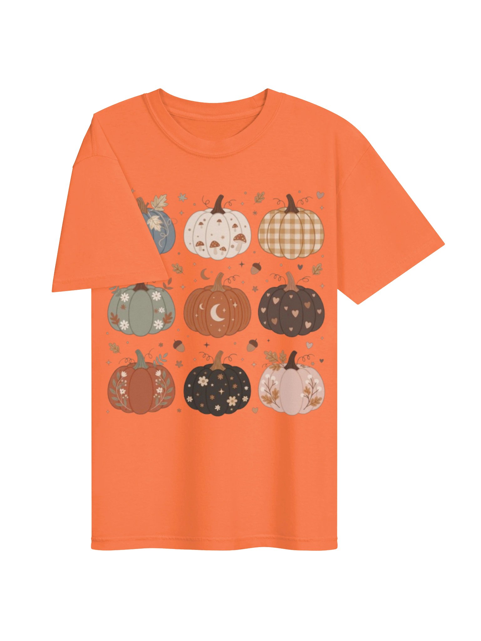 Autumn Mushroom T-Shirt – Cute Woodland Fungi & Fall Nature Graphic Tee product image (3)