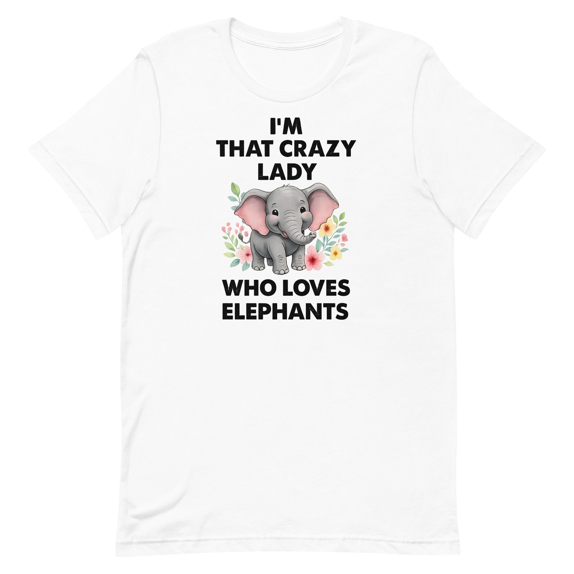 Cheerful Elephant Bliss T-Shirt product image (3)