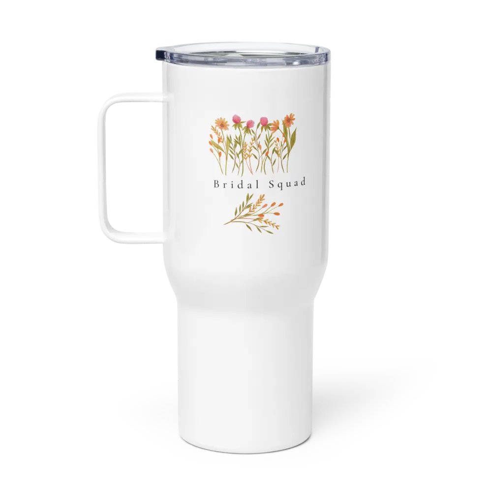 Bridal Squad 006 Wild Flowers Floral Bliss Travel Mug product image (1)