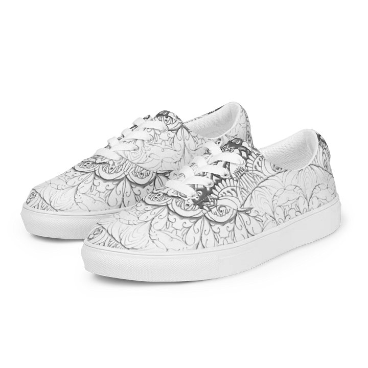Mandala Symmetry Canvas Shoes product image (2)