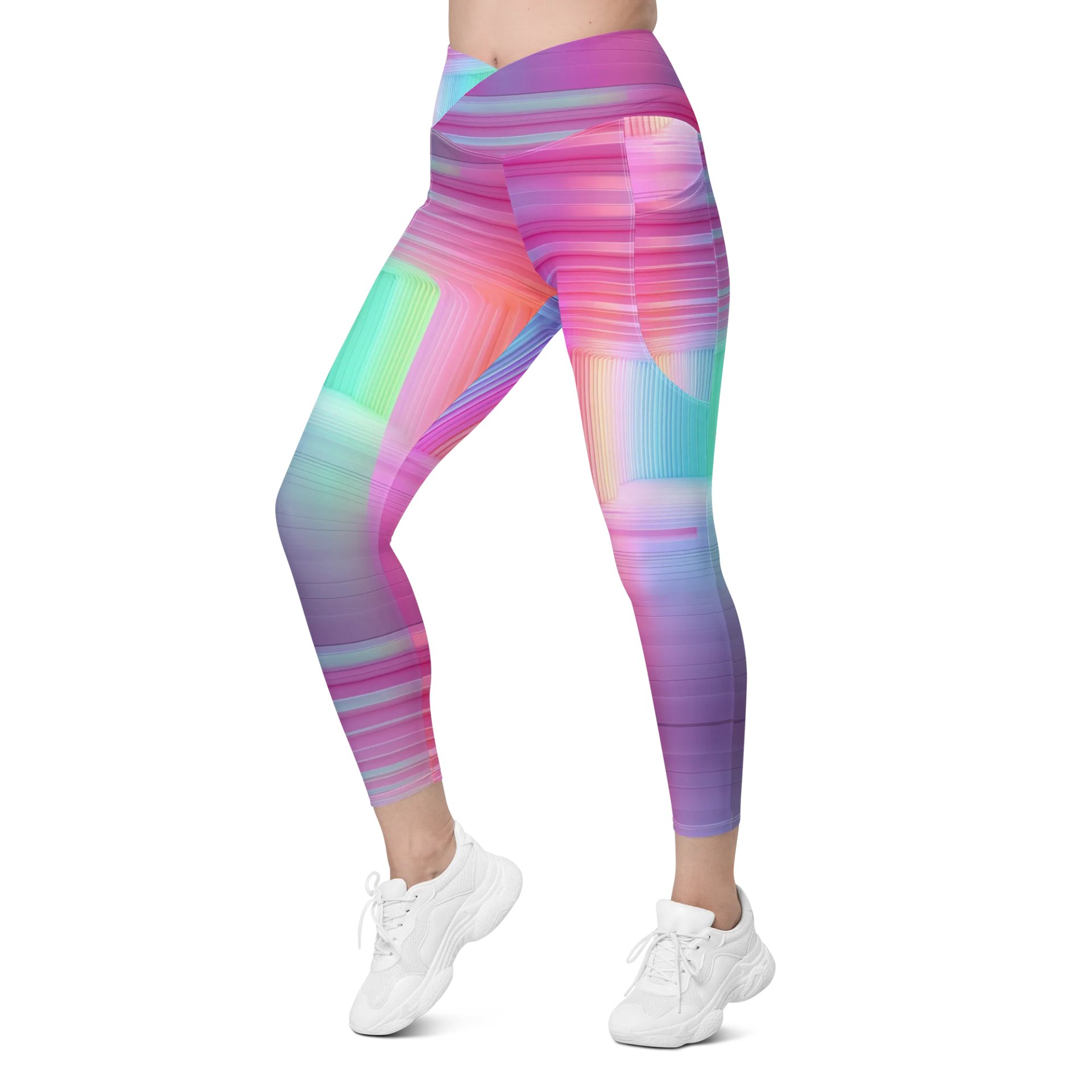 Surreal Spectrum Crossover Leggings product image (6)