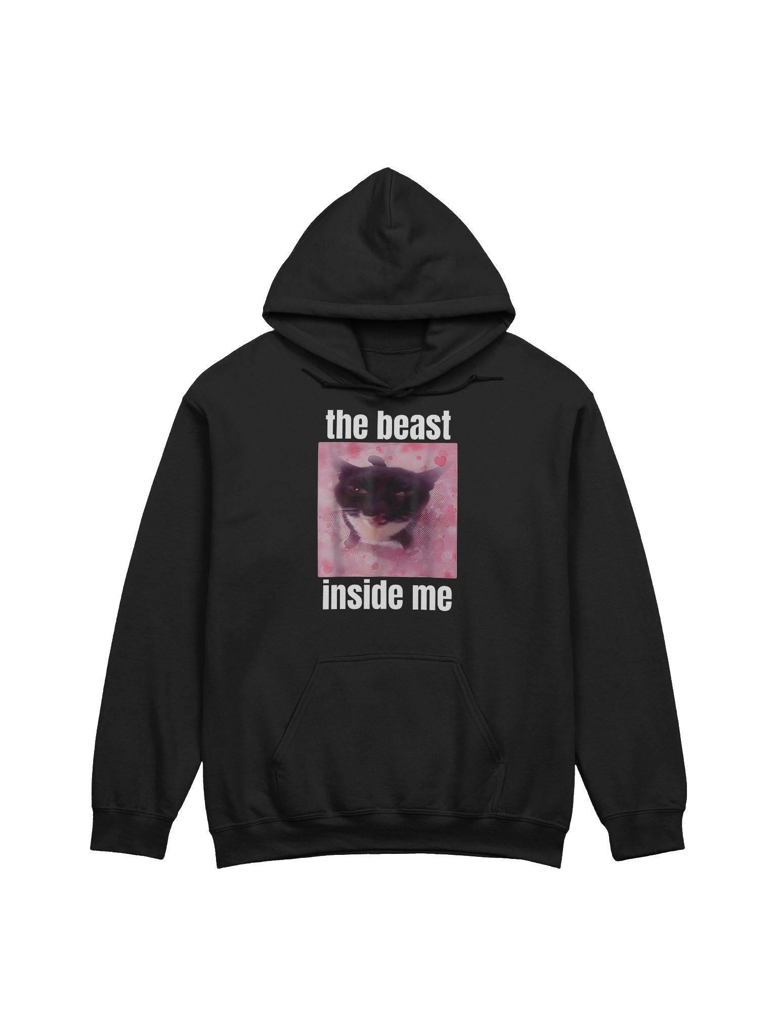 The Beast Inside Me Kitty Gildan Hoodie product image (6)