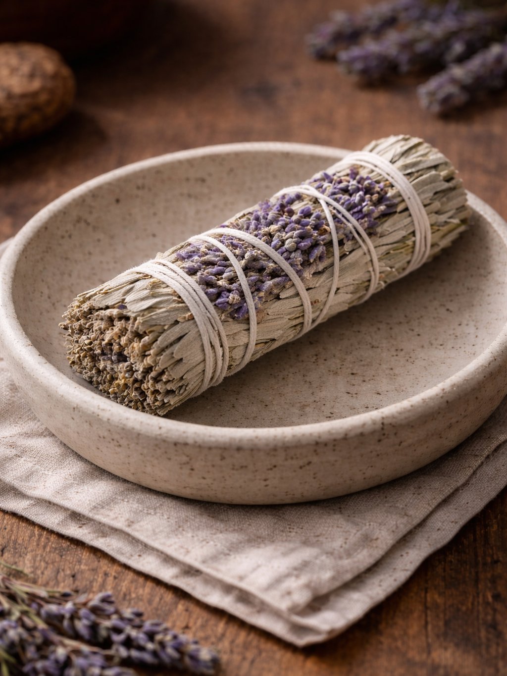 White Sage + Lavender — Sacred Smoke Stick product image (1)