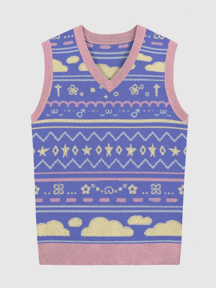 Cloudy Christmas Vest - Pastel product image (1)