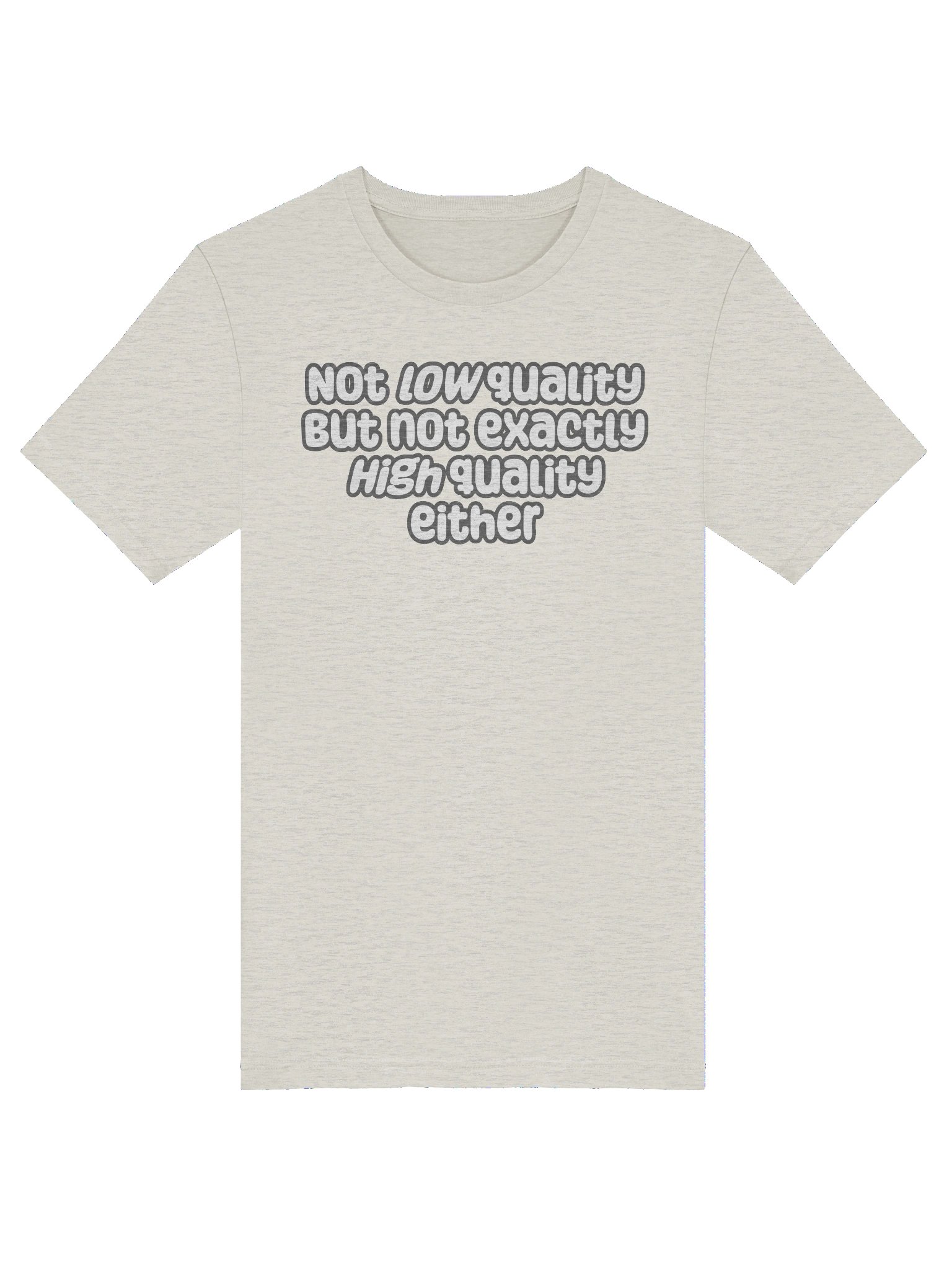 Not Low Quality Unisex T-Shirt - pastel colours product image (5)