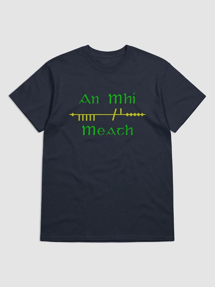 Meath/An MhÍ Scholastic style Ogham printed T-shirt product image (1)